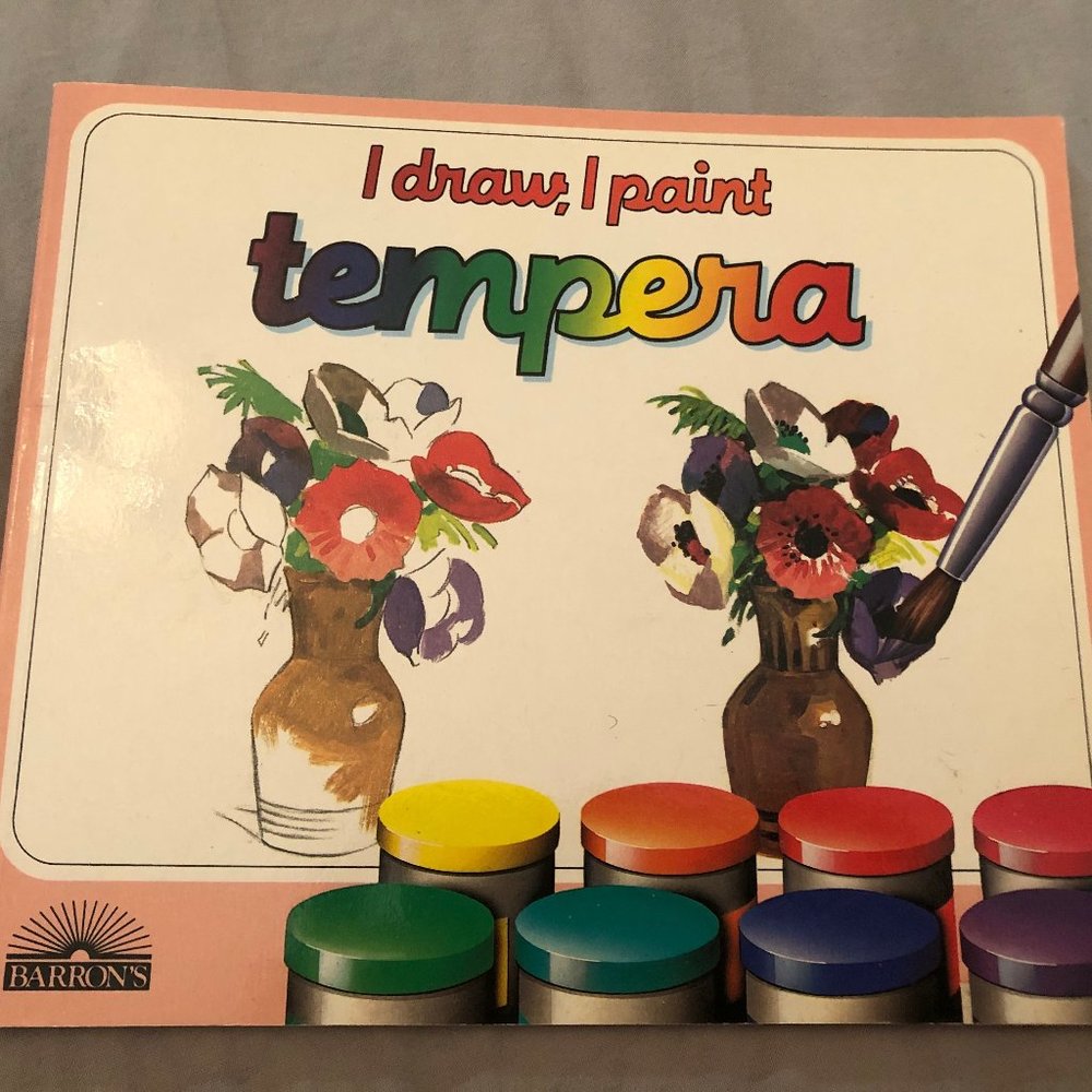 I Draw, I Paint tempera